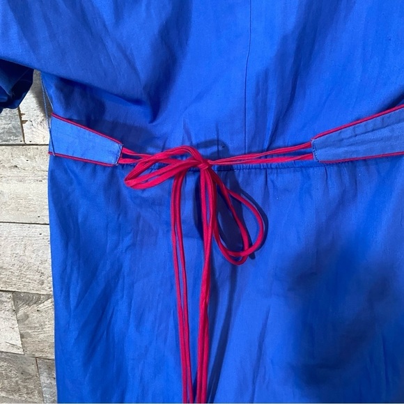 Vintage‎  Jordache women’s blue & fuchsia shirt dress in size 9/10 - Picture 7 of 11